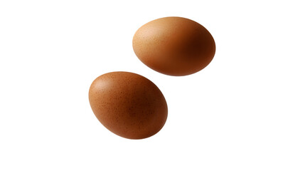 A single egg plum floats elegantly in bright composition, isolated on white