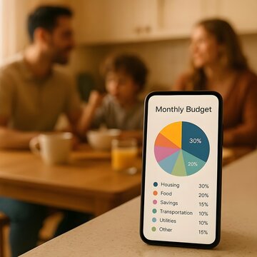 Family Budget Planning with Smartphone App Fintech Solution for Personal Finance Management