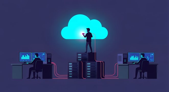 Cloud Computing and Data Management - A Digital Infrastructure Overview.