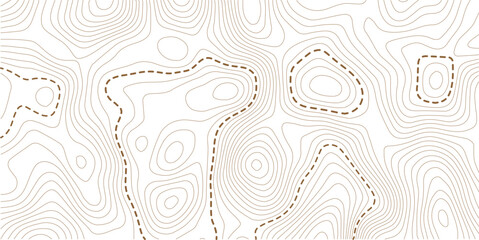 Abstract design with Seamless pattern with lines Topographic map. geographic mountain relief. Retro topographic map. geographic contour map paper texture.