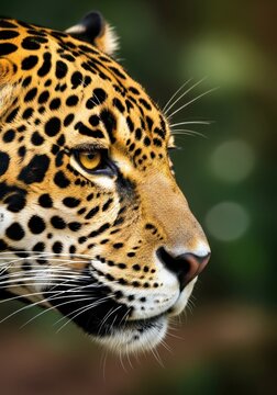 Majestic Jaguar Profile Close-up