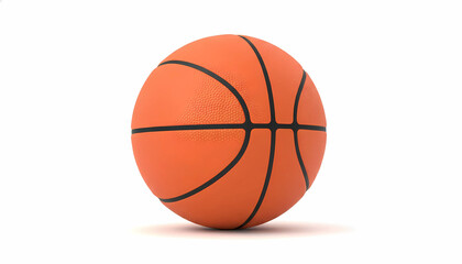 Fototapeta premium basketball isolated on white background