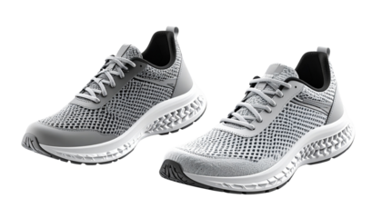 2. Sport Footwear Front Perspective Set, isolated on transparent background