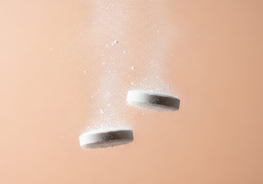 Effervescent Tablets Fizzing