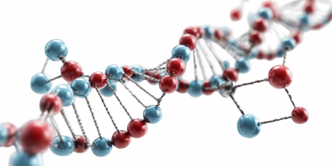 DNA molecule spiral. 3d illustration strand, deoxyribonucleic acid, molecular, spiral, reproduction, genetic, gene