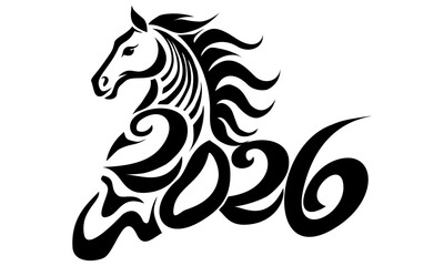 horse head silhouette 2026