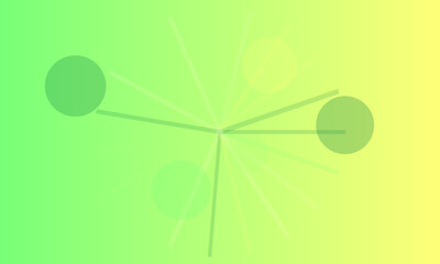 Abstract geometric shapes with connecting lines on a gradient background