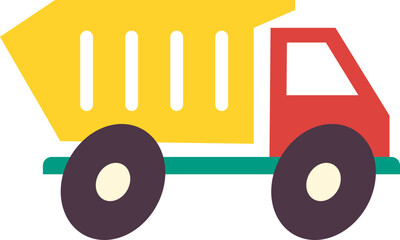 Cartoon Kids Car Element