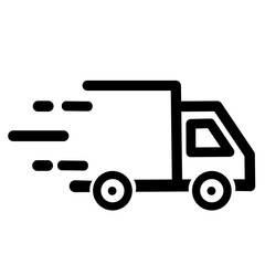 vector illustration of a shipping truck