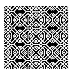 Black and white seamless geometric pattern vector illustration for fabric design or vintage wallpaper decoration