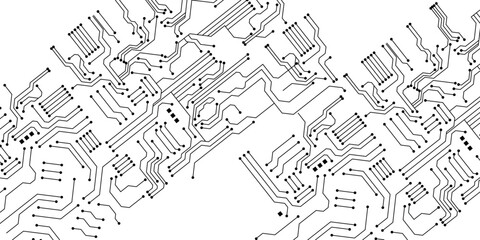 Circuit technology background with hi-tech digital idea