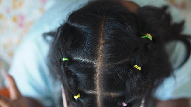 Creative hairstyle ideas for kids at home