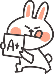 Cute White Bunny Element