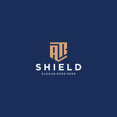 AR Shield Logo Design Inspiration