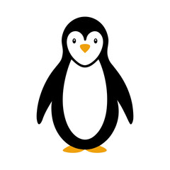 penguin on a white background
