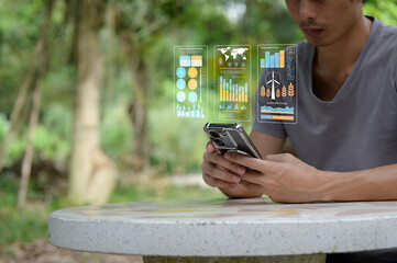 Innovative Technology Displaying Sustainability Data on Mobile Device