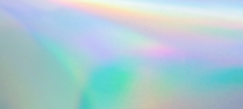 Holographic rainbow foil iridescent texture abstract hologram background - Powered by Adobe