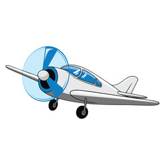 Illustration of a plane isolated on white background vector design perfect for aviation travel airplane transport and transportation themed artwork