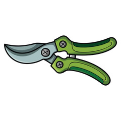 Illustration of gardening tool on white background vector design isolated perfect for gardening, farming, agriculture, home tools, or horticulture themed artwork