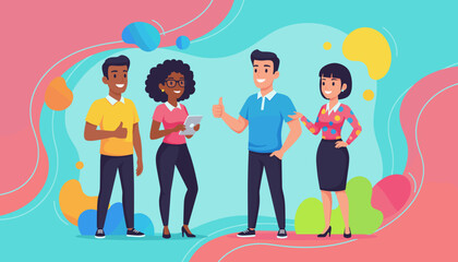 Diverse professional team celebrating success and collaboration