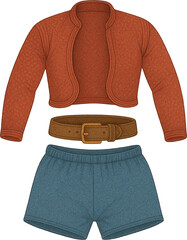 Naadam Wrestling Attire Set