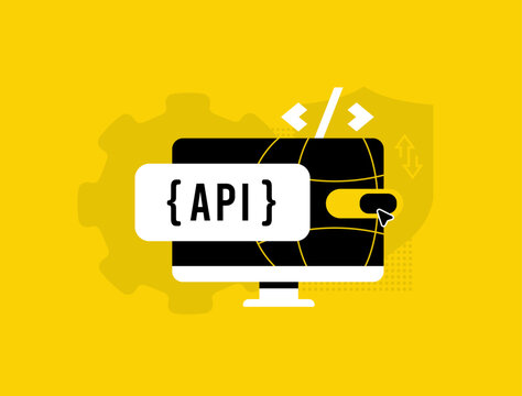API integration concept. Software connectivity by enabling seamless data exchange, real-time api synchronization. Scalable api web services across global networks for enhanced developer productivity