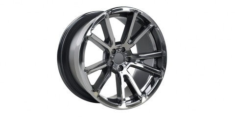 Car wheel isolated on a white background - 3d rendering isolated, tire, wheel, white, rim, car, tyre