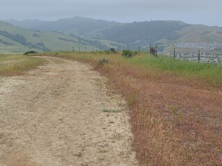 Bishop Ranch trails in the spring at San Ramon, California