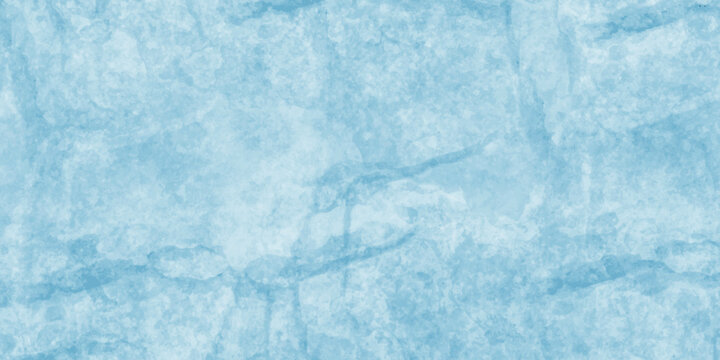 Light blue grunge marble texture with white crack patterns and soft watercolor-style shading, resembling polished icy stone. blue hand paint watercolor texture. blue concrete stone marble texture. 