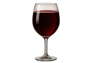 Red wine in a glass, serving alcohol for celebration, party, or restaurant drink menu concept