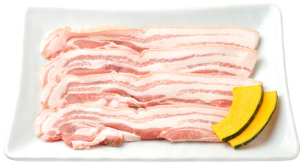 Raw Pork Belly with Skin Samgyeopsal Ogyeopsal