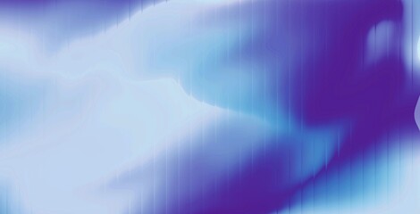 Abstract background with glossy white purple liquid gradient with striped effect. Wavy striped glass refraction.