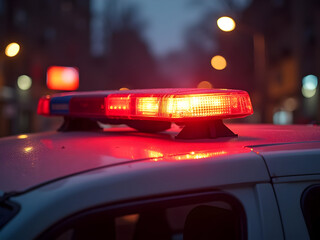 Flashing Lights Close‑Up