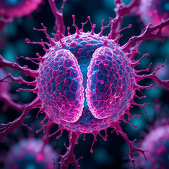 Artistic representation of cellular regeneration