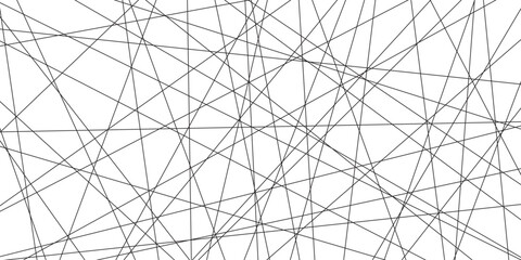 Abstract background with lines Vector abstract futuristic digital landscape with lines. Geometric lines pattern transparent background. Black and white abstract random chaotic liens .	