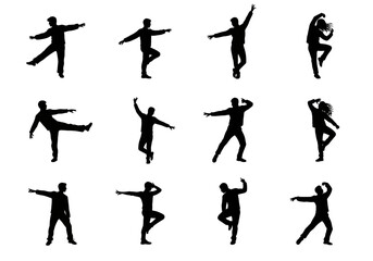 Dynamic Silhouettes A Collection of Energetic Human Forms in Motion