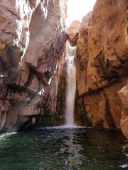 Cibecue Falls Scenic Waterfall, Fort Apache Indian Reservation, Arizona
