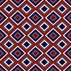 Elegant geometric pattern with diamond shapes in rich, modern colors perfect for backgrounds, textiles, and creative projects for stylish designs