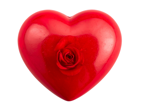  a high quality stock photograph of a single red heart symbol isolated on a white background png 