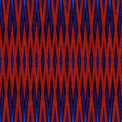 Striking geometric pattern with vibrant red and dark blue diamonds, ideal for modern backgrounds, textile designs, and eye catching creative projects