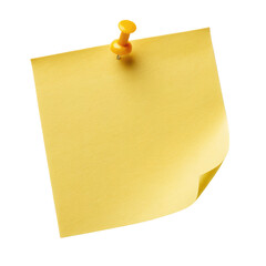 Yellow sticky note yellow push pin png memo note png adhesive paper png post it png office note png pinned reminder png sticky paper png transparent background image