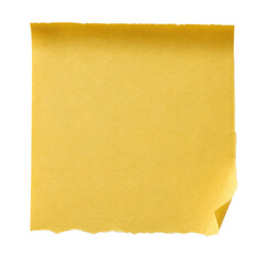 Yellow sticky note ripped edges png torn memo note png adhesive paper png ripped post it png vintage note png office paper png transparent background image