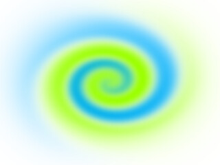 A vibrant blue and green gradient swirl creates a mesmerizing abstract pattern.