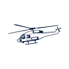 helicopter vector illustration