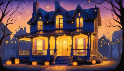 haunted house on a hill