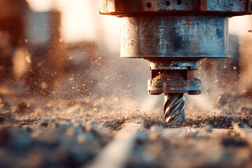 Cnc machine drill bit engraving metal industrial manufacturing