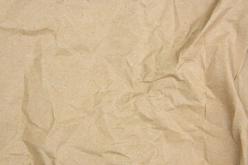 Texture of Brown wrinkled paper background. For digital backgrounds, website templates, product photography, social media, or branding.