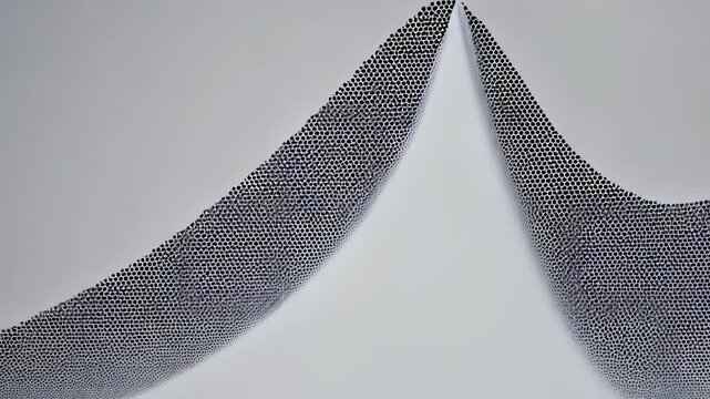 Abstract Geometric Pattern with Hexagonal Texture
