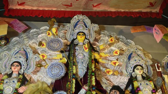 The biggest festival of West Bengal is Durga Puja with the idol of Durga Thakur. Durgapujo in West Bengal is famous all over the world. It is especially popular among Hindus.
