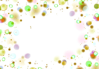 Colorful Bokeh overlay PNG christmas background, Abstract blurred Bokeh glowing glittering colorful new year background, transparent background 